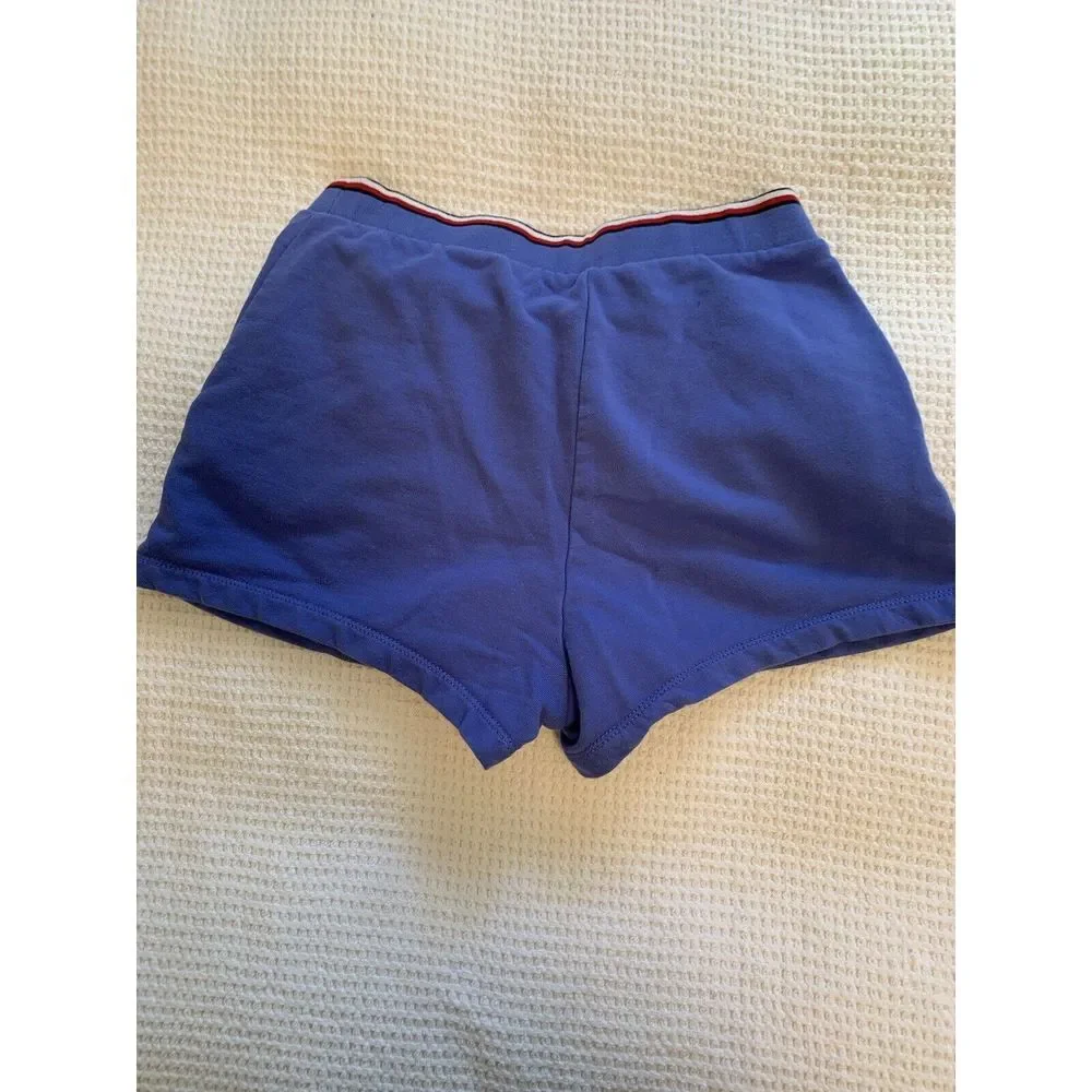 Tommy Hilfiger Shorts Women Blue Hyacinth High Waisted Small‎